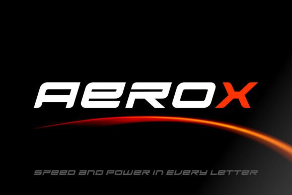 Aerox: A Futuristic Display Font for Bold Digital Headlines