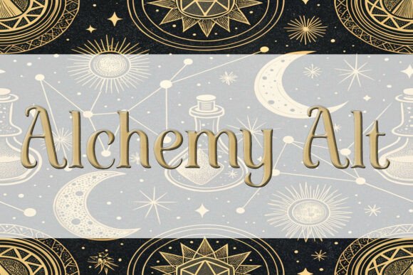 Alchemy Alt: A Display Font That Feels Like Magic on Your Handmade Goods
