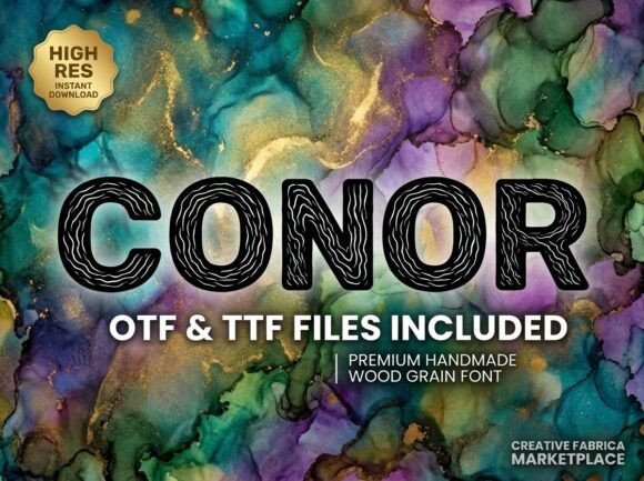 Conor: A Display Font That Earns Its Space