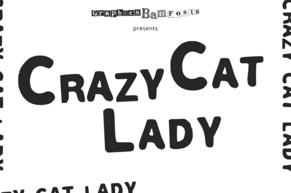 Crazy Cat Lady: A Playful Display Font for Editorial Charm
