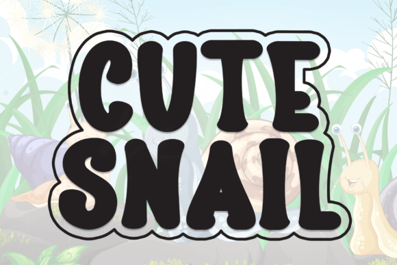 Cute Snail: A Playful Display Font That Delivers Personality Without Sacrificing Clarity
