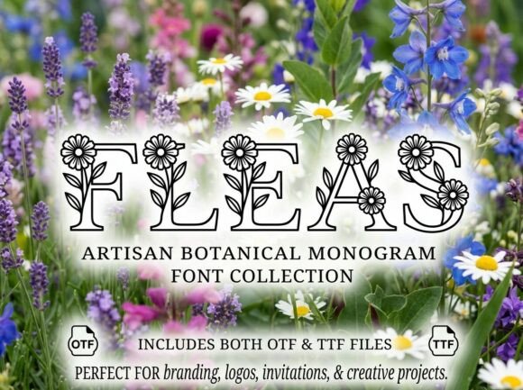 Fleas: A Display Font That Makes Your Brand Feel Thoughtful and True