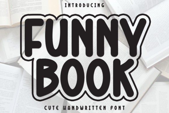 Funny Book: A Handwritten Display Font That Connects