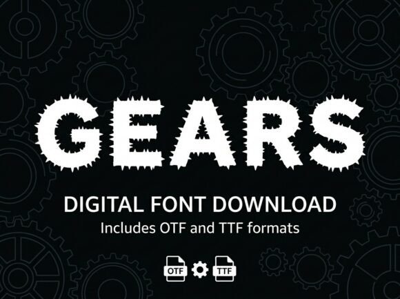 Gears: A Display Font That Anchors Editorial Mood
