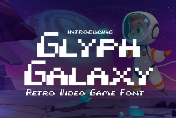 Glyph Galaxy: A Retro Pixel Font That Makes Your Brand Stand Out