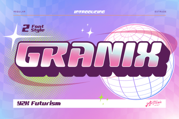 Granix Display Font for Handmade Labels & Printables