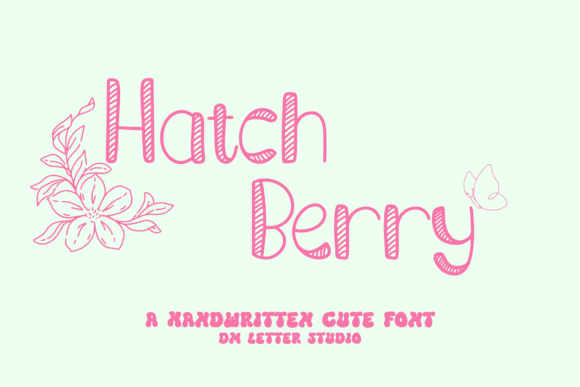 Hatch Berry: A Sweet, Professional Handwritten Font for Small Businesses