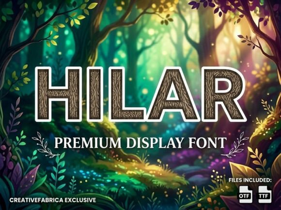 Hilar: A Display Font That Commands Attention