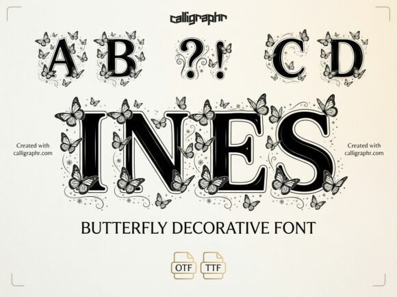 Ines: A Display Font That Breathes Like a Secret Garden