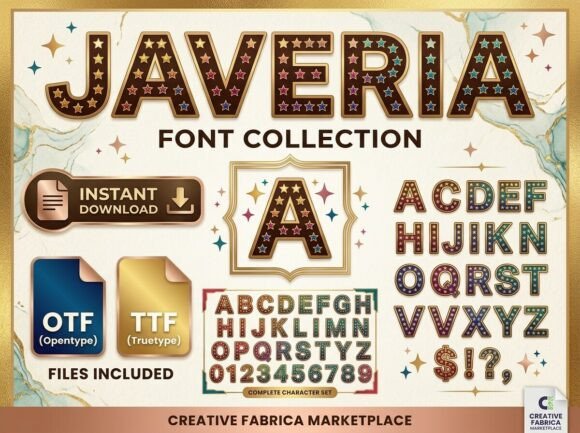 Javeria: A Whimsical Display Font That Makes Your Brand Shine