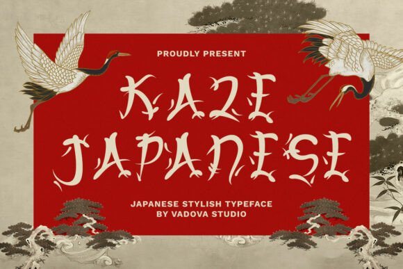 Kaze Japanese: A Vibrant Display Typeface for Digital Branding