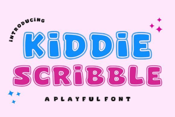 Kiddie Scribble: A Playful Display Font with Heart