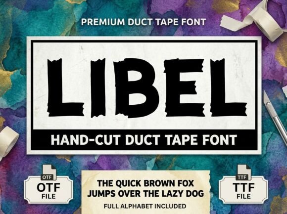Libel: A Distinctive Display Font for Digital Branding