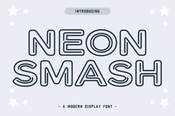 Neon Smash: A Bold Display Font for Editorial Impact
