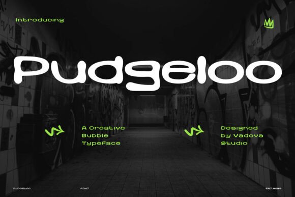 Pudgeloo: A Display Font for Modern Editorial Identity