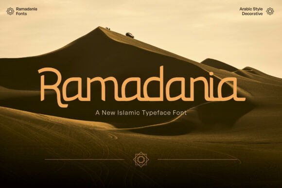 Ramadaniya Arabic Font for Handmade & Seasonal Designs