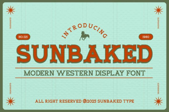 Sunbaked: A Warm, Confident Display Font for Editorial Moments