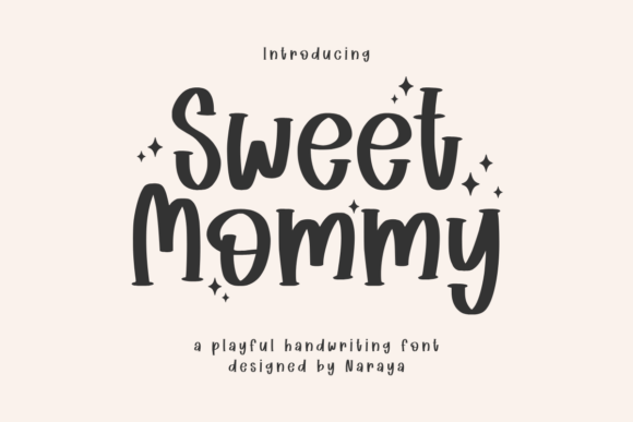 Sweet Mommy: A Playful Display Font for Warm, Human-Centered Web Design
