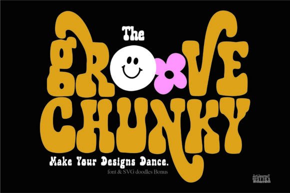 The Groove Chunky: A Retro Display Font That Actually Works