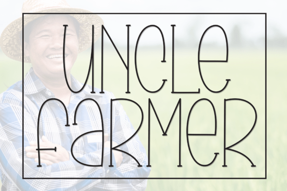 Uncle Farmer: A Warm, Hand-Sketched Display Typeface for Digital Brands