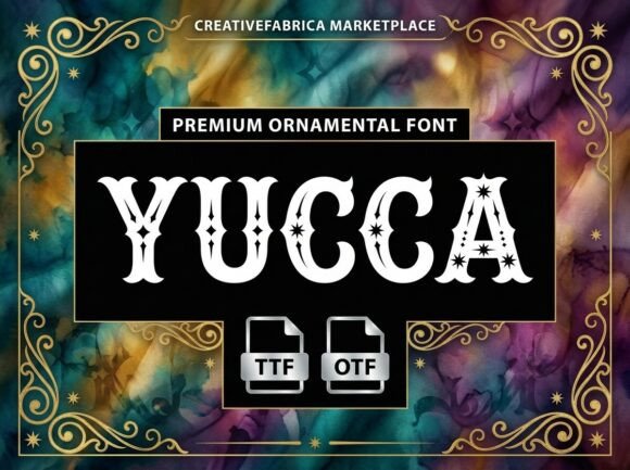 Yucca: A Display Font for Editorial Character and Western Elegance